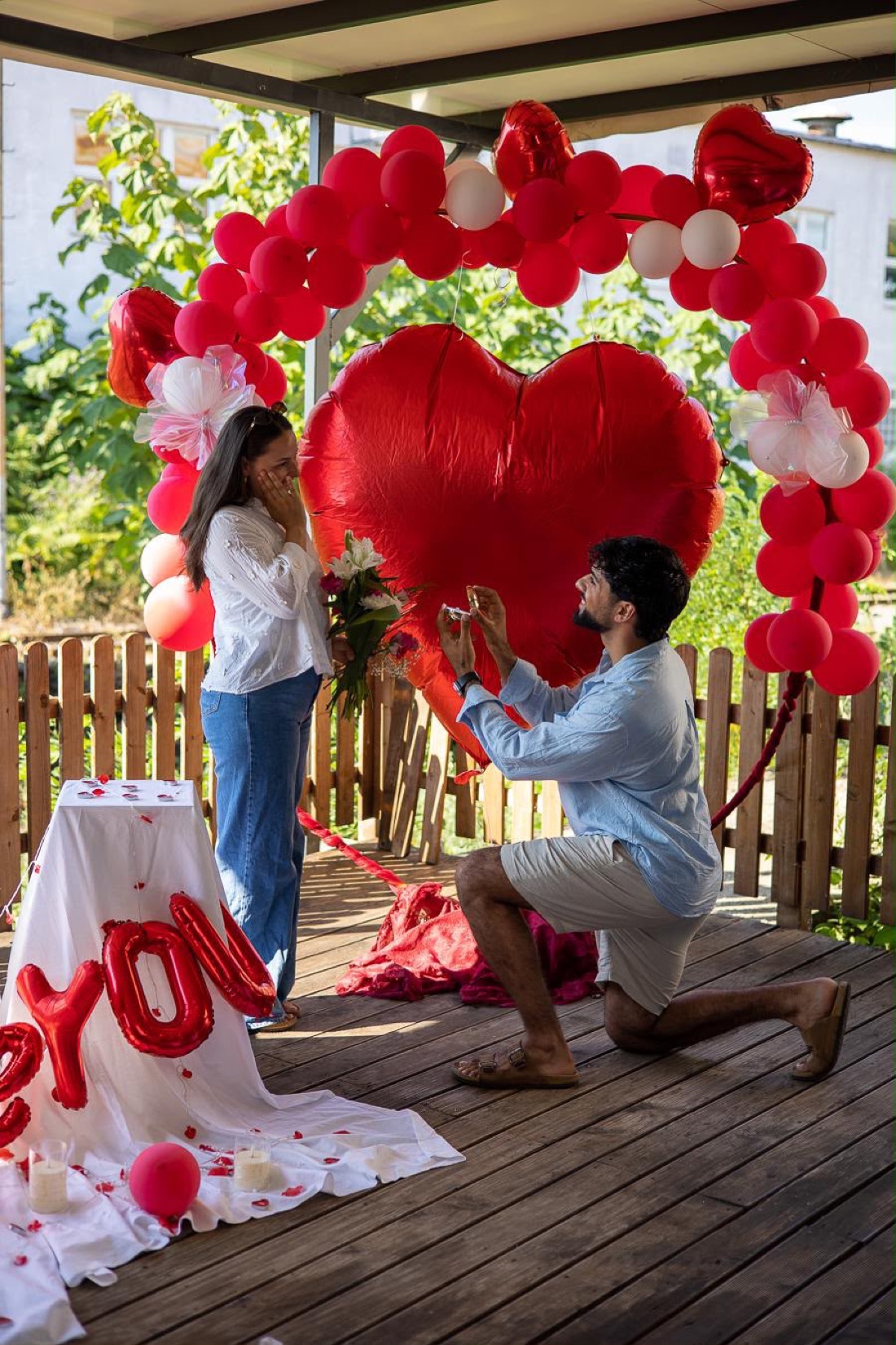 Romantische Dekoration von Glow Event